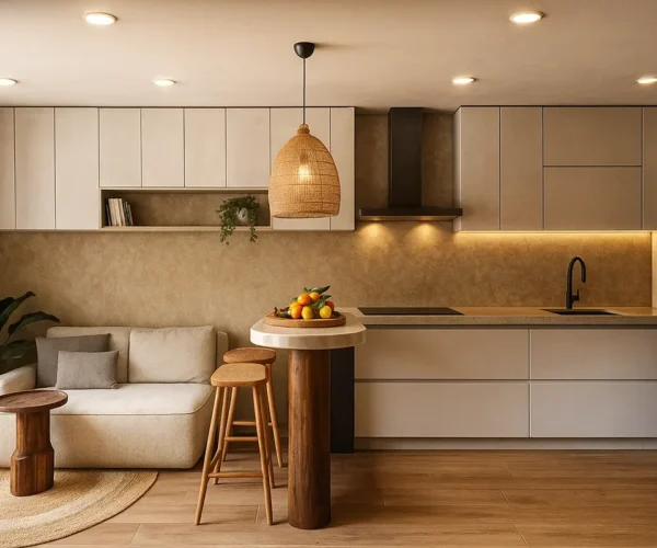 Espacio común corporativo con sofás modulares KIEL